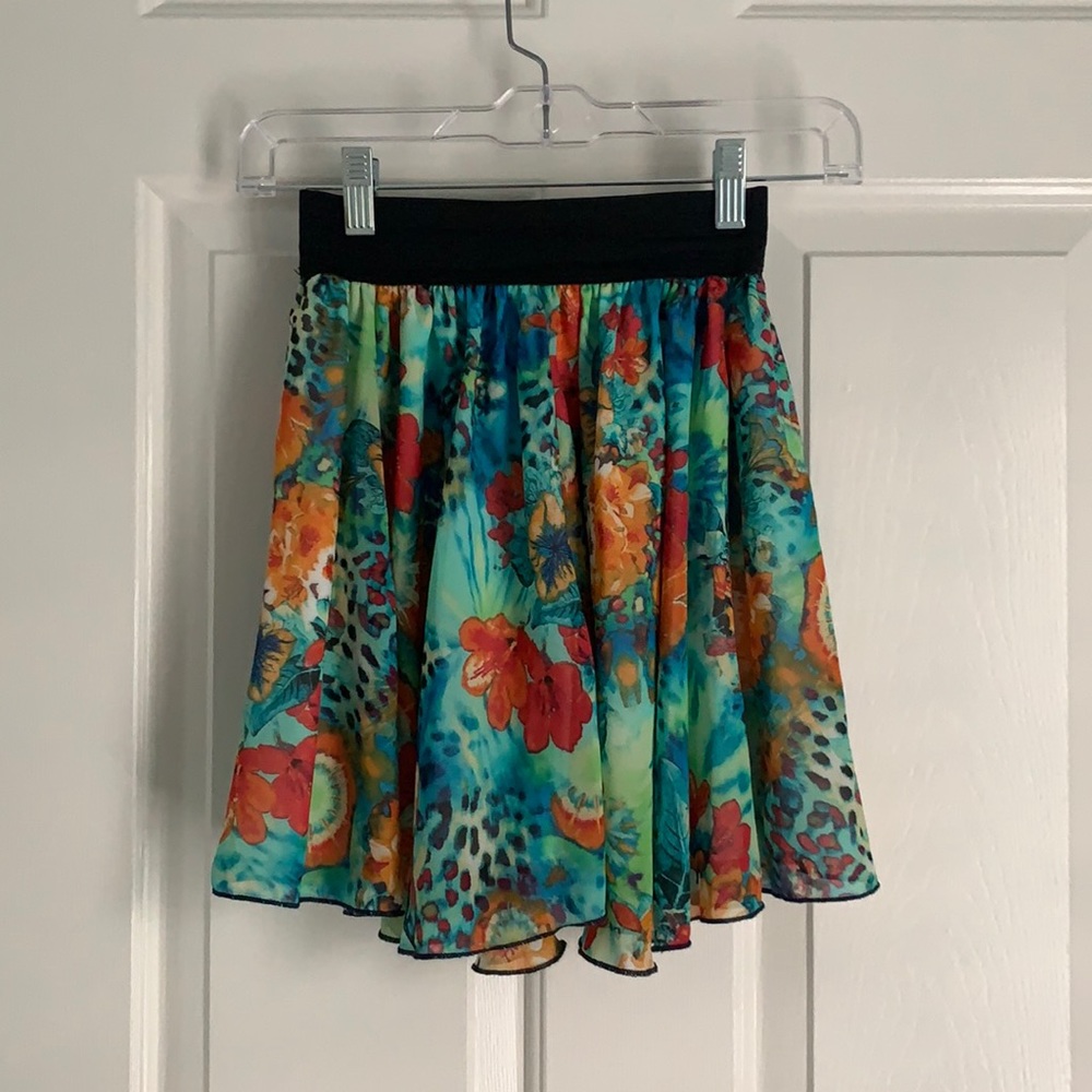 An Deux Trois floral print skirt